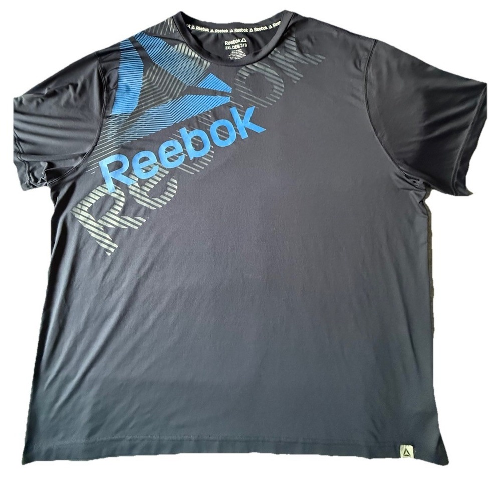 Reebok T-Shirt 3 XL Unisex Dark Blue Short Sleeve Activewear